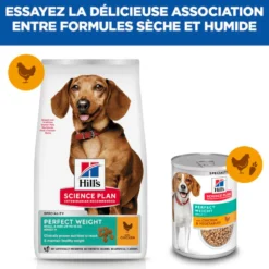 Hill's Science Plan Perfect Weight Small & Mini Adult au poulet - croquettes chien