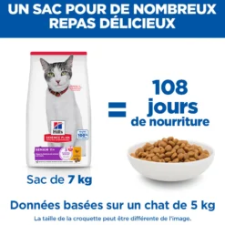 Hill's Science Plan Senior 11+ au poulet - croquettes chat