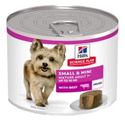 Hill's Science Plan Small & Mini Mature Adult 7+ en mousse au bœuf - pâtée chien