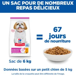 Hill's Science Plan Small & Mini Mature Adult 7+ au poulet - croquettes chien