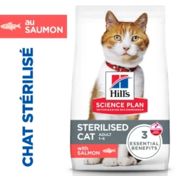 Hill's Science Plan Sterilised Adult au saumon - croquettes chat