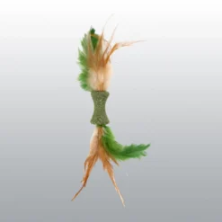 Jouet Bobine avec plumes pour chat