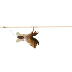 Jouet canne à pêche Papillon chat
