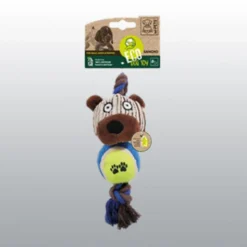 Jouet eco sancho avec corde et balle de tenis