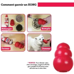 Jouet Extreme Kong à mâcher ultra-résistant chien