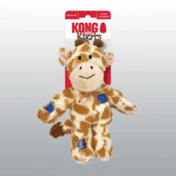 Jouet girafe Kong Wild Knots chien
