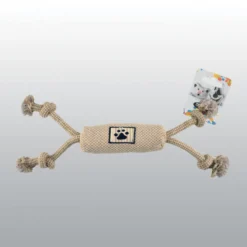 Jouet Saucisse en tissu pour chien