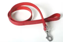 Laisse cuir bords arrondis cuir de vachette