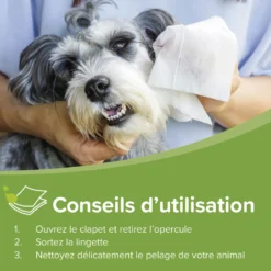 Lingettes nettoyantes à l'aloe vera