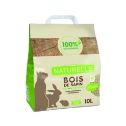 Litière Perlinette en bois de sapin chat, lapin, rongeur