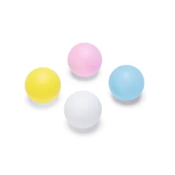 Lot de 4 balles ping pong chat, chaton