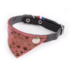 Martin Sellier - Chat - Collier cuir Miami et bandana