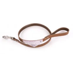 Martin Sellier - Chien - Laisse cuir Miami et bandana