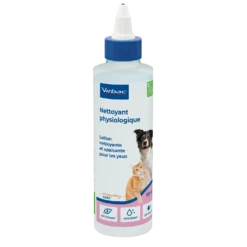 Nettoyant physiologique pour les yeux chien, chat