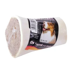 Os fourré à la viande chien