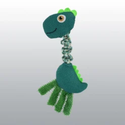 Peluche dinosaure avec corde