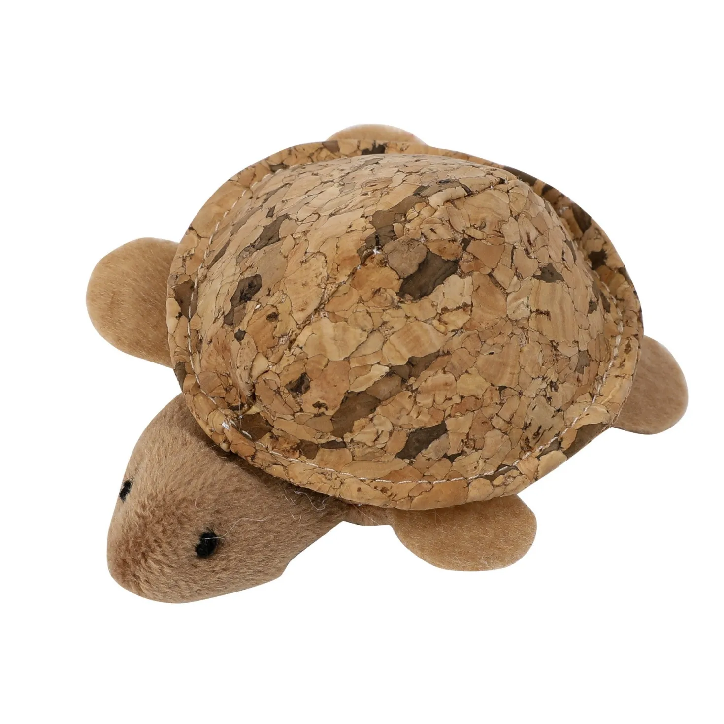 Peluche tortue en liège chat
