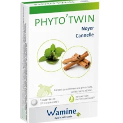 Phyto'Twin noyer & cannelle NAC, petit chien, chat
