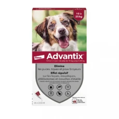 Pipettes Advantix chien