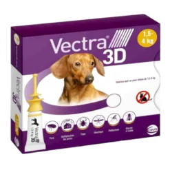 Pipettes antiparasitaires Vectra 3D Spot On chien