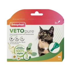 Pipettes répulsives antiparasitaires Vetopure Chat