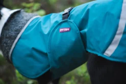 Pomppa Perus manteau imperméable pour chien Petrol
