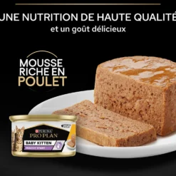 Pro Plan Healthy Start Baby Kitten en mousse au poulet - pâtée chaton