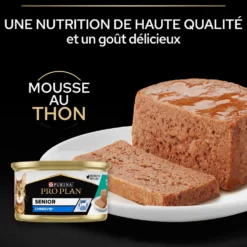 Pro Plan Longevis Senior en mousse au thon - pâtée chat