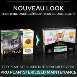 Pro Plan Nutrisavour Sterilised en sauce - pâtée chat
