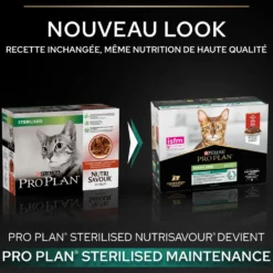 Pro Plan Nutrisavour Sterilised en sauce - pâtée chat