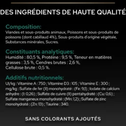 Pro Plan Nutrisavour Sterilised en mousse - pâtée chat
