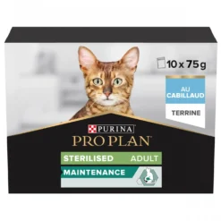 Pro Plan Nutrisavour Sterilised en mousse - pâtée chat