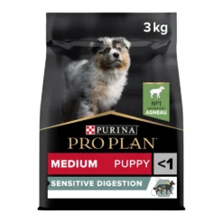 Pro Plan Sensitive Digestion Medium Puppy à l'agneau - croquettes chiot