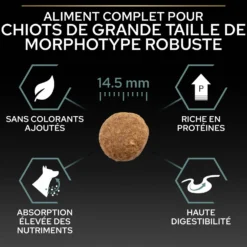 PRO PLAN Sensitive Digestion Large Robust Puppy à la Agneau- Croquettes pour chien