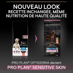 Pro Plan Sensitive Skin Large Athletic Adult au saumon - croquettes chien