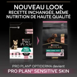 Pro Plan Sensitive Skin Small & Mini Puppy au saumon - croquettes chiot