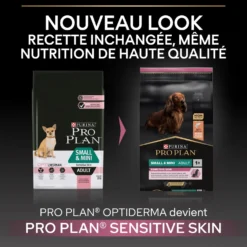 Pro Plan Sensitive Skin Small & Mini Adult au saumon - croquettes chien