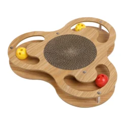 Recharges plateforme à griffer en bois Wouapy chat