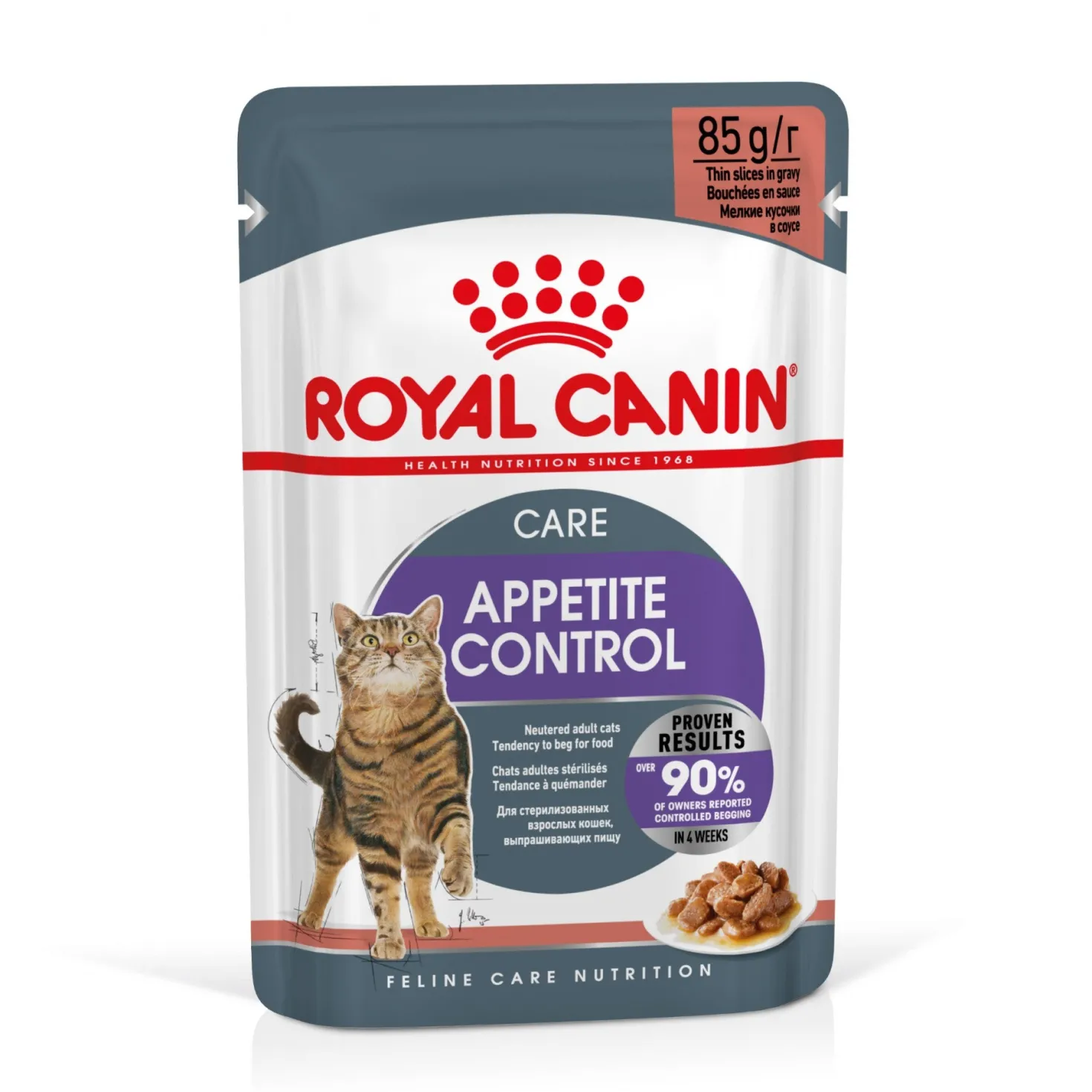 ROYAL CANIN Appetite Control Care en Sauce – Pâtée pour chat