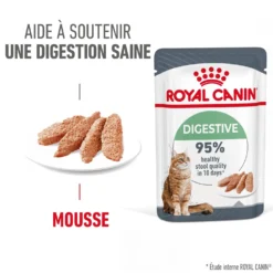 Royal Canin Digestive Care en mousse - pâtée chat
