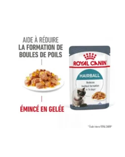 ROYAL CANIN Hairball Care en Gelée – Pâtée pour chat