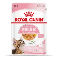 Royal Canin Kitten Sterilised gelée et sauce - pâtée chaton