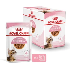 Royal Canin Kitten Sterilised gelée et sauce - pâtée chaton