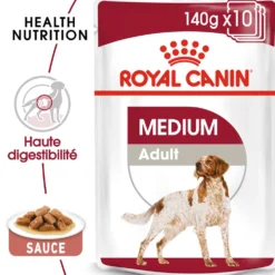 ROYAL CANIN Medium Adult en Sauce - Pâtée pour chien