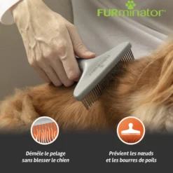 Râteau de toilettage chien, chat