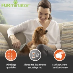 Râteau de toilettage chien, chat