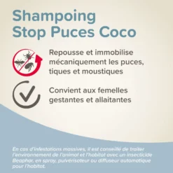 Shampoing Stop Puces Coco chien, chat