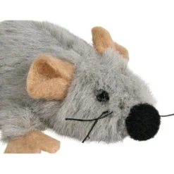 Souris en peluche fourrée d'herbe à chat