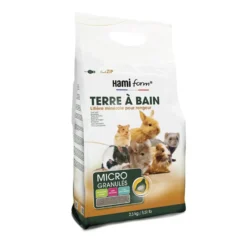 Terre à bain litière rongeur