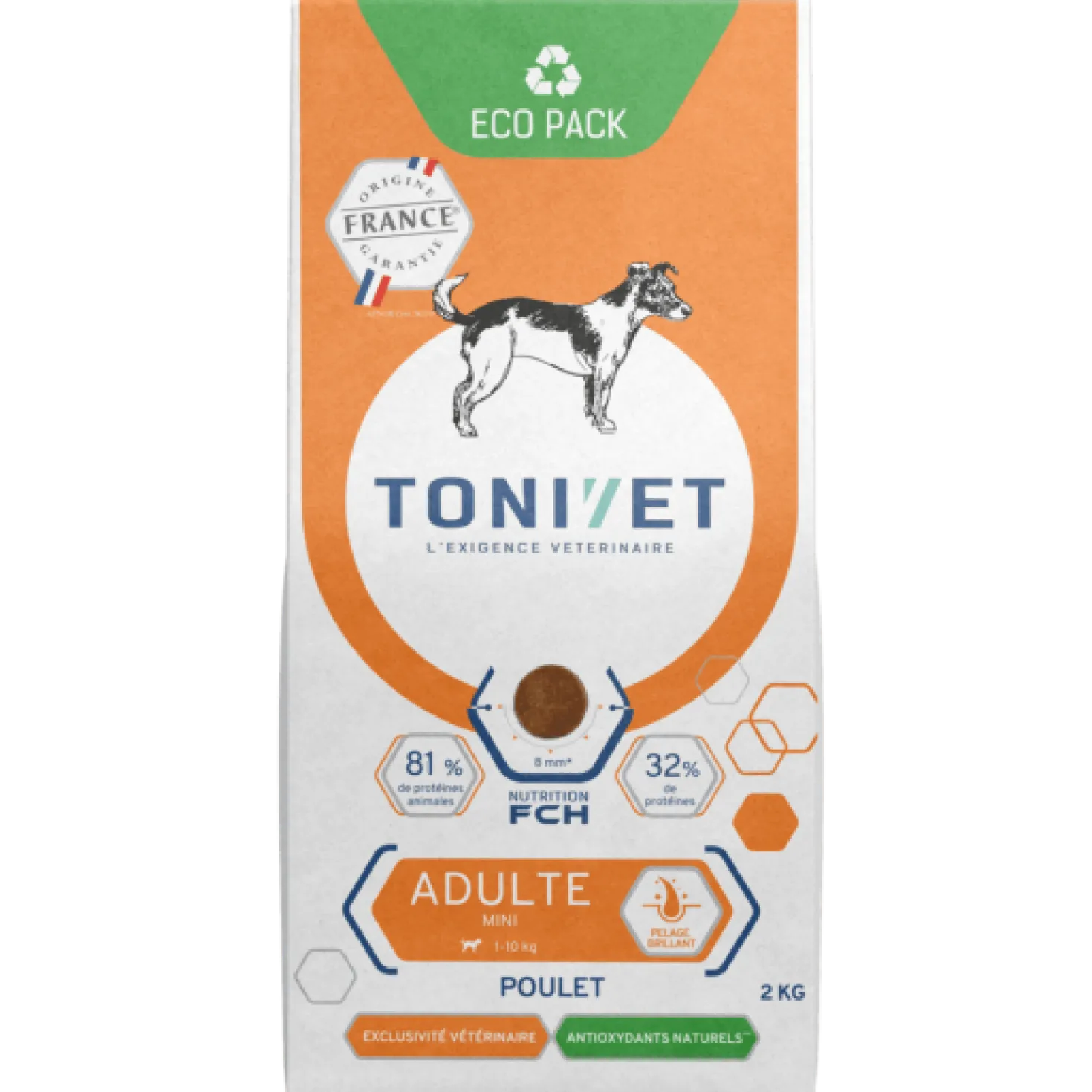 Tonivet Adulte Mini Croquette Pour Chien